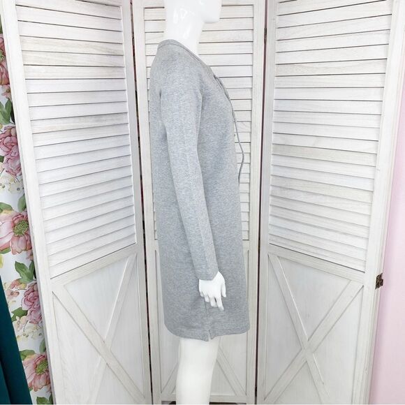 J. Crew Mercantile Sweatshirt Tunic Dress Gray XS - Picture 4 of 15